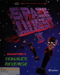 Space Quest II: Vohaul's Revenge Amiga  box art